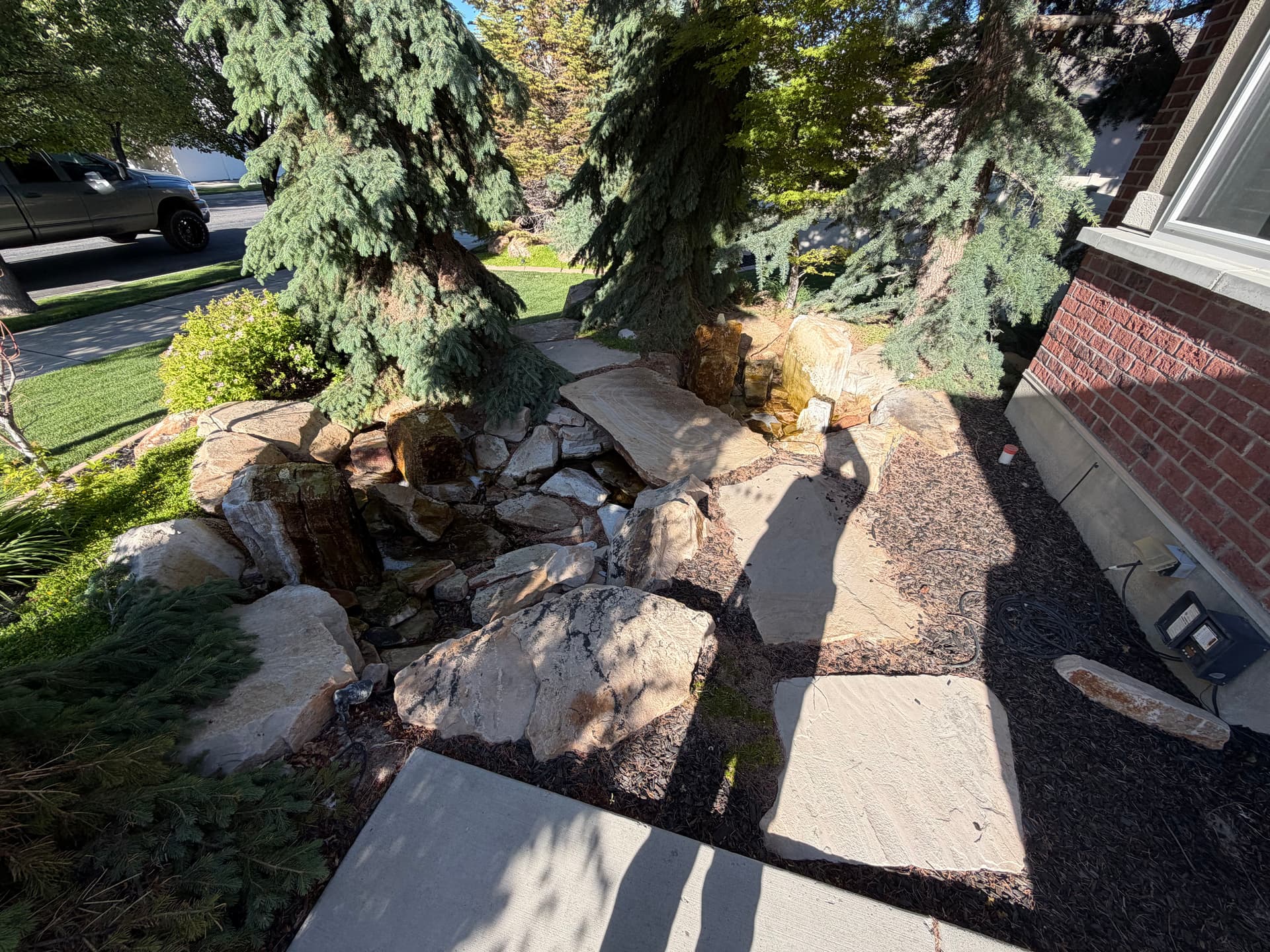 Gallery photos for Front Yard Water Feature Removed for a Safer Family Space: Image #5
